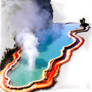 Rotorua Geothermal Area PNG rpv54 PNG