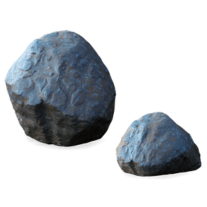 Rough Iron Ore Boulders PNG wex21 PNG