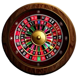 Roulette Wheel Festive Decor Png Cca61 PNG Image