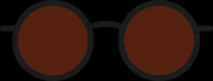 Pink Round Glasses Vector, HD Png Download PNG