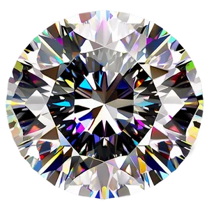 Round Diamond Jewel Png 47 PNG Image