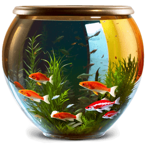 Round Fishbowl PNG 06212024 PNG