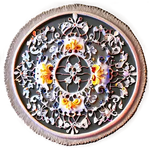 Round Floral Doily Png Kwd18 PNG Image