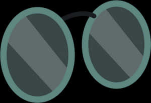 Round Frame Glasses Png - My Little Pony Glasses Vector, Transparent Png PNG