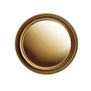 Round Gold Circle Frame Png 06262024 PNG Image