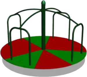 Round Merry Go Round Playground Equipment PNG Image