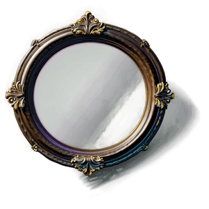 Round Mirror Frame PNG 06212024 PNG