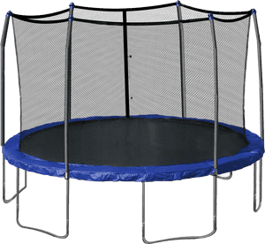 Trampoline Png - 14 Foot Trampoline With Basketball Hoop, Transparent Png PNG