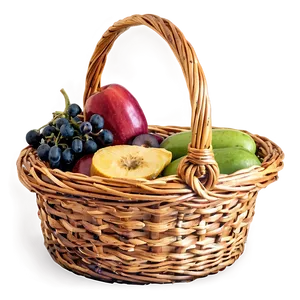 Round Picnic Basket Png Fqc PNG Image