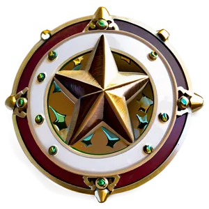 Round Star Accent Png Pif PNG Image