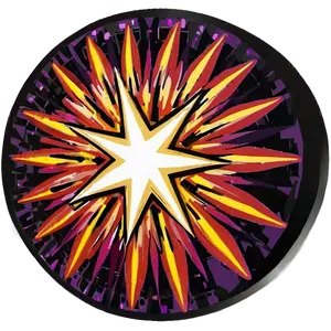 Round Star Drawing Png 93 PNG Image