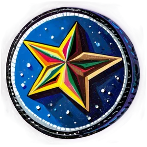 Round Star Drawing Png Cif PNG Image