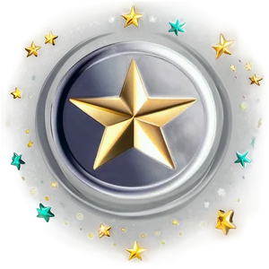 Round Star Representation Png Xvs91 PNG Image