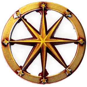 Round Star Sign Png 3 PNG Image