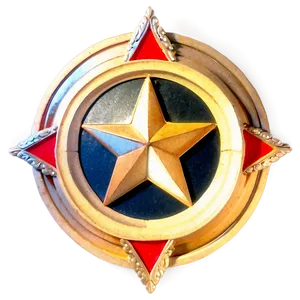 Round Star Sign Png Vcb PNG Image