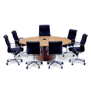 Round Table Meeting Layout Png 06132024 PNG Image