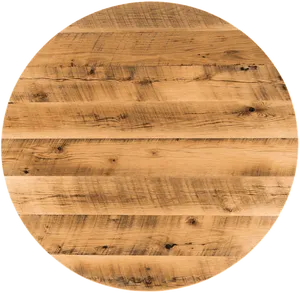 Round Wooden Table Top Texture PNG Image