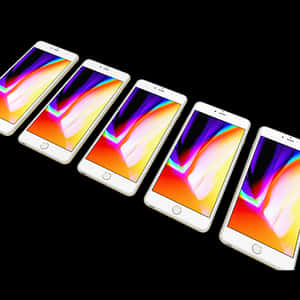 Rowofi Phones Colorful Display PNG image with transparent background