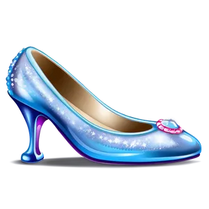 Royal Ball Glass Slipper Png Wbt2 PNG Image