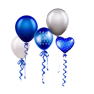 Royal Blue Balloons Png Tiv PNG Image