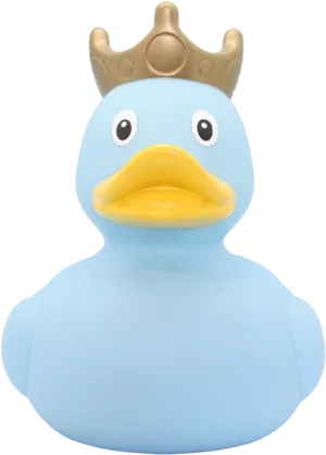 Royal Blue Rubber Duck PNG Image