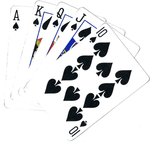 Poker Royal Flush Png, Transparent Png PNG with transparent background