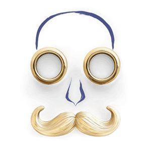 Royal Handlebar Mustache PNG kuw70 PNG