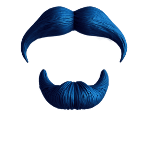 Royal Handlebar Mustache PNG vop54 PNG