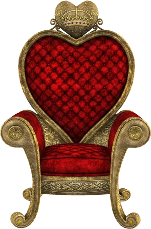 Royal Heart Throne.png PNG Image