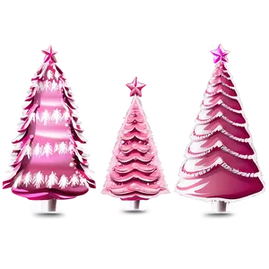 Royal Pink Christmas Tree Png 06122024 PNG Image