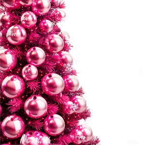 Royal Pink Christmas Tree Png 47 PNG Image