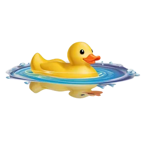 Rubber Ducky In Water Png 36 PNG Image