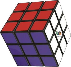 Rubiks Cube Partially Solved PNG Image