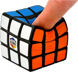 Rubiks Cube Twist Motion PNG Image