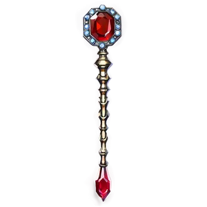 Ruby Scepter Png 06282024 PNG Image