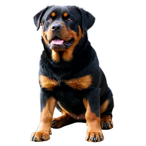 Rueful Rottweiler Png Skg9 PNG Image