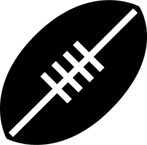 - Rugby Ball White Png Icon , Png Download - Rugby Ball, Transparent Png PNG image with transparent background