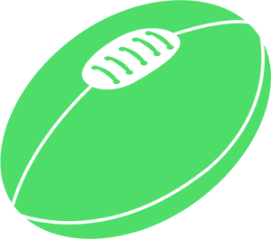 Palla Da Rugby Stilizzata, HD Png Download PNG image with transparent background