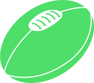 Rugby Ball Illustration PNG Image