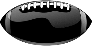 Black Rugby Ball Png, Transparent Png PNG image with transparent background