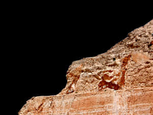 Rugged Cliff Edge Profile PNG image with transparent background