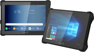 Rugged Dual O S Tablets PNG Image