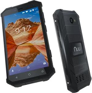 Rugged Smartphone Dual View PNG Image