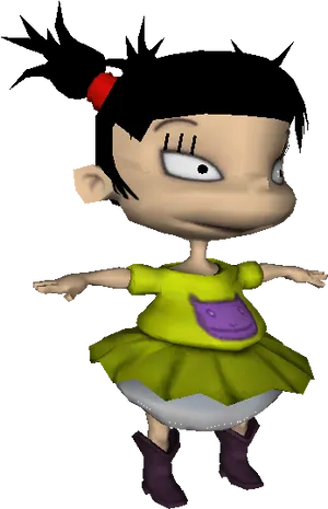 Rugrats Character Lil3 D Model PNG Image