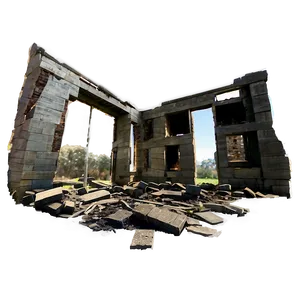 Ruined Building Debris Png Mlo PNG Image