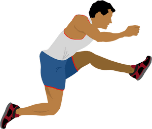 Athlete, Jump, Motion, Action, Run, Sport, Training - Jumping Athlete Png, Transparent Png PNG with transparent background