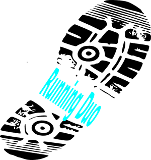 Running Shoe Print Running Duo Clip Art - Running Shoe Clipart Free, HD Png Download PNG image with transparent background