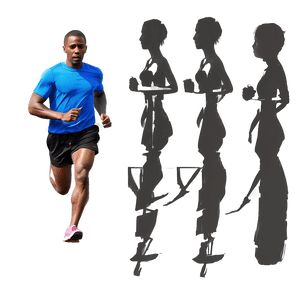 Running Silhouette PNG 05212024 PNG image with transparent background