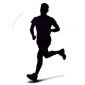 Running Silhouette PNG 05212024 PNG image with transparent background