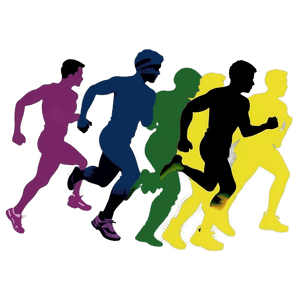 Running Silhouette PNG vat27 PNG image with transparent background